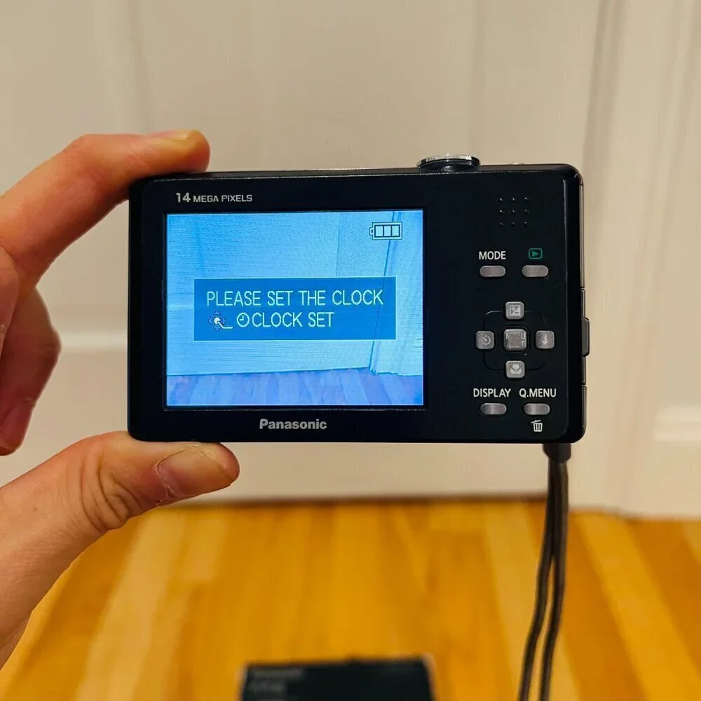 Vintage Panasonic Lumix Digital Camera Bundle Set